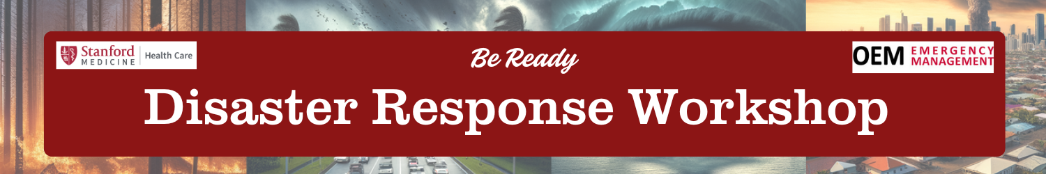 CANCELLED:  Be Ready- Disaster Response Workshop Banner